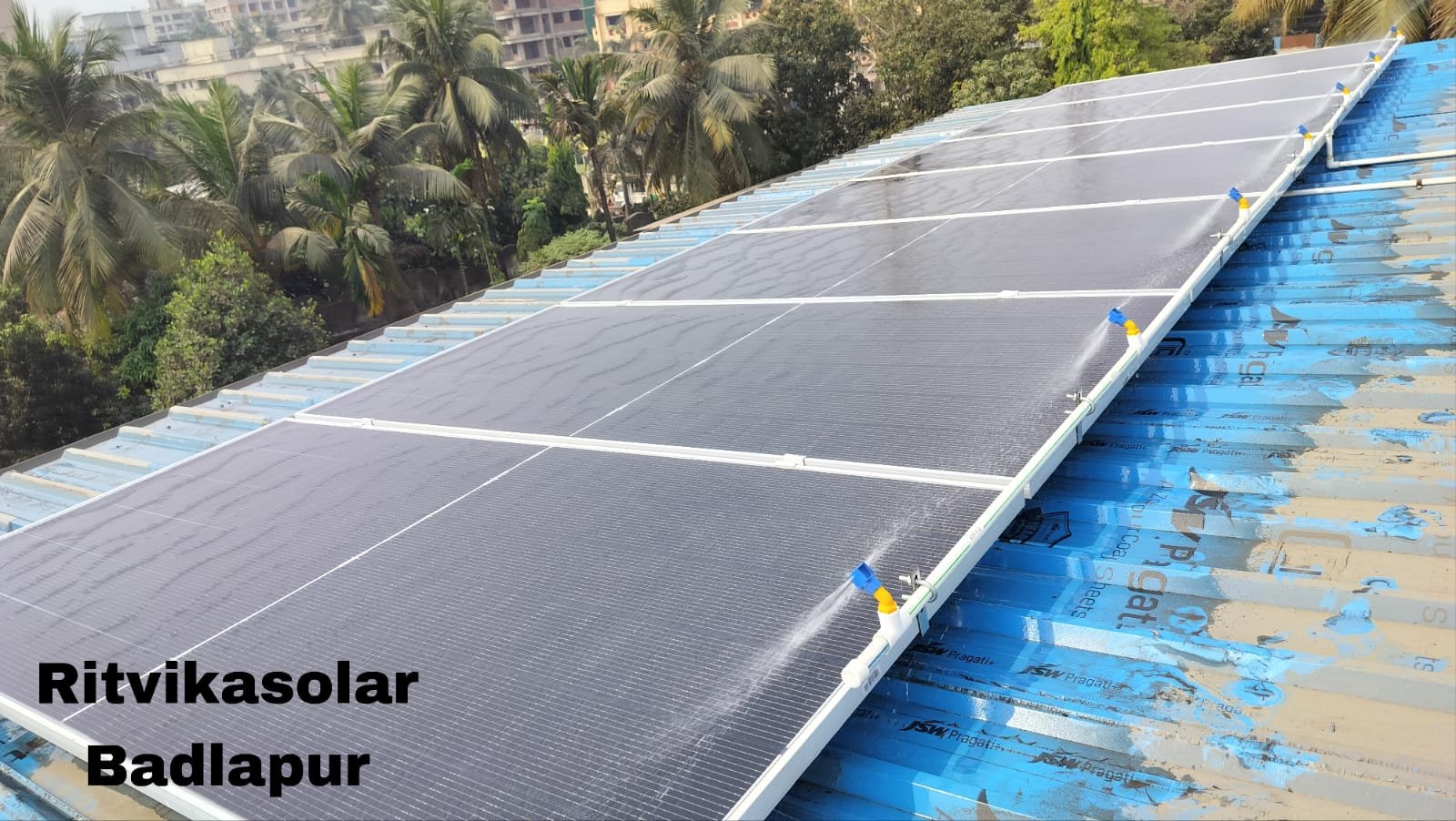 Solar pump system setup